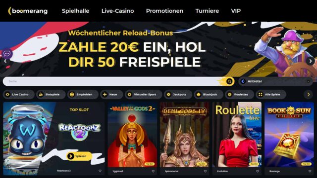 Pregled Boomerang Casino – naša razsodba